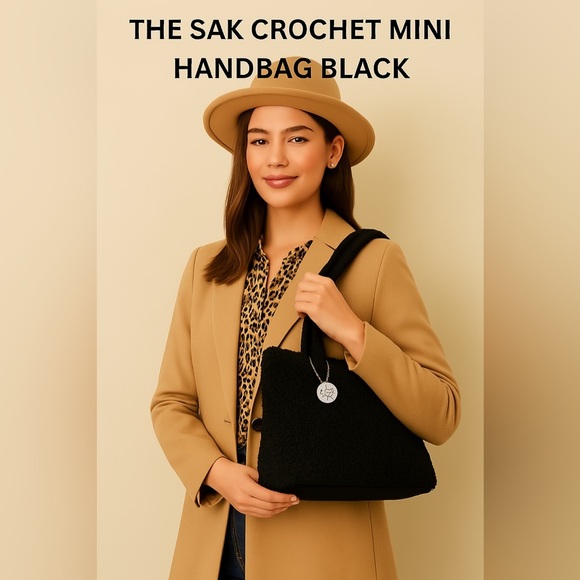 The Sak Crochet Mini Handbag‎ Black - Picture 12 of 12
